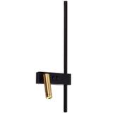 VÄGGLAMPA VÄGGLYKTA APP1439-2-W VÄNSTER BLACK GOLD