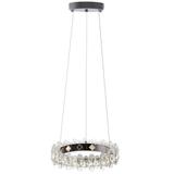Kristall LED-taklampa APP1041-CP + fjärrkontroll