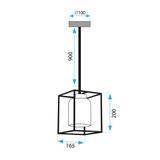 HÄNGANDE TAKLAMPA APP1265-CP
