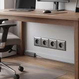 Cadre quadruple pour prises OSTE JNH016-4F Grey