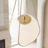 HÄNGANDE TAKLAMPA APP1793-1CP 20 cm Guld