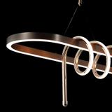 Hängande LED-lampa LHJ040-CP 120 cm SVART