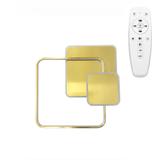 Taklampa APP1714-C LED-plafond Borstad Guld + fjärrkontroll
