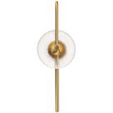 VÄGGARML LED LHJ072-W BORSTAT GULD