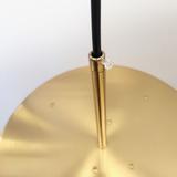 TAKLAMPA HÄNGANDE LED APP1687-1CP 30CM BORSTAD GULD