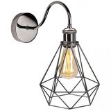 Vägglampa Kinkiet Loft 392230 Krom