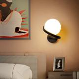 VÄGGLAMPA VÄGGLJUS APP1209-1W Svart