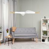 HÄNGLAMPA LED G011-CP VIT/GULD