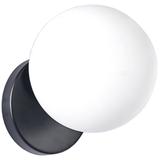 Vägglampa Vägglykta Glasglob APP949-1W Svart