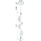 HÄNGLAMPA LED G008-1CP VIT/GULD