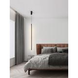 HÄNGANDE LED TAKLAMPA APP1413-C SVART 100 cm