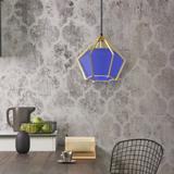 Hängande Taklampa Diamant APP452-1CP Blå