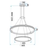 HÄNGLAMPA LED LHJ037-CP2 GULD