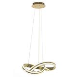 Modern takplafond LED + FJÄRRKONTROLL APP818-CP Guld
