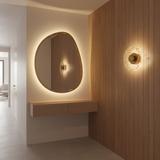 Vägglampa LED APP1795-W Borstad Guld