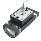 Halvrund Fasadlampa FSBD014A Svart