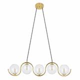 HÄNGANDE TAKLAMPA APP1440-5CP Guld