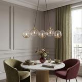 HÄNGANDE TAKLAMPA APP1440-5CP Guld