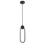 Hängande LED-taklampa APP851-CP Svart