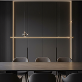 LED-pendellampa APP1778-CP Borstad Guld