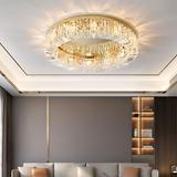 KRYSKTALLAMPA PLAFOND APP1729-8C 60 cm GULD