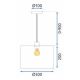 Hänglampa APP1015-1CP