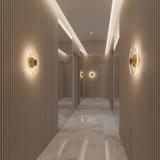 Vägglampa LED APP1795-W Borstad Guld