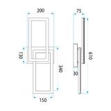 Taklampa LED G155-C Black