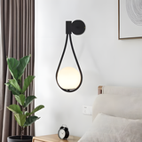 Vägglampa G093-1W Svart Vit