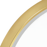 LED-VÄGGSPEGEL OVL 50x100 cm Guld