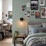 Lampa kinkiet ścienny metalowy loft  APP534-1W Różowe Złoto