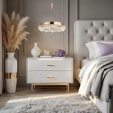 HÄNGLAMPA LED LHJ097-CP LJUS ROSÉGULD