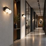 LAMPA ŚCIENNA KINKIET APP1230-2W Czarna