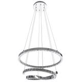 HÄNGANDE KRISTALLAMPA RING LED APP773-2CP