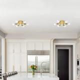Taklampa Plafond 6-armad Metall APP712-6C Guld