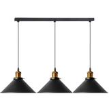 HÄNGENDE TAKLAMPA PORTO APP017-3CP Svart