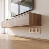 Háromszoros dugalj keret OSTE JNH015-3F Beige