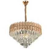 Hänglampa med Kristaller G054-CP 50 cm Guld