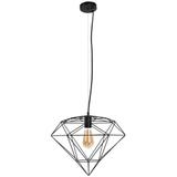 LAMPA WISZĄCA DIAMENT METAL LOFT  APP563-1CP Czarna