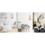 Taklampa Kristall APP730-1CP Silver