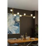 Hänglampa Glasbollar 8 st APP615-8CP Guld