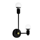 Vägglampa APP1707-2W SVART