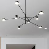 Modern taklampa med 8 armar APP598-8C