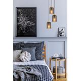TAKLAMPA HÄNGANDE APP1811-3CPR Frosted Grey