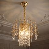 Kristall-pendellampa SWE090-CP 30cm GOLD