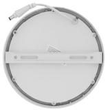 RUND VIT LED-PANEL FÖR YTMONTAGE 12 W