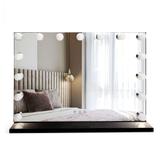 Spegel LED Hollywood Svart