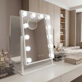 LED-spegel Style White 30x40