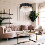 Krys­tall­takplafond APP1481-1C svart matt