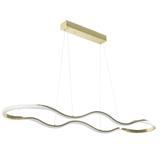 HÄNGENDE LED TAKLAMPA LHJ028-CP 100 cm Guld